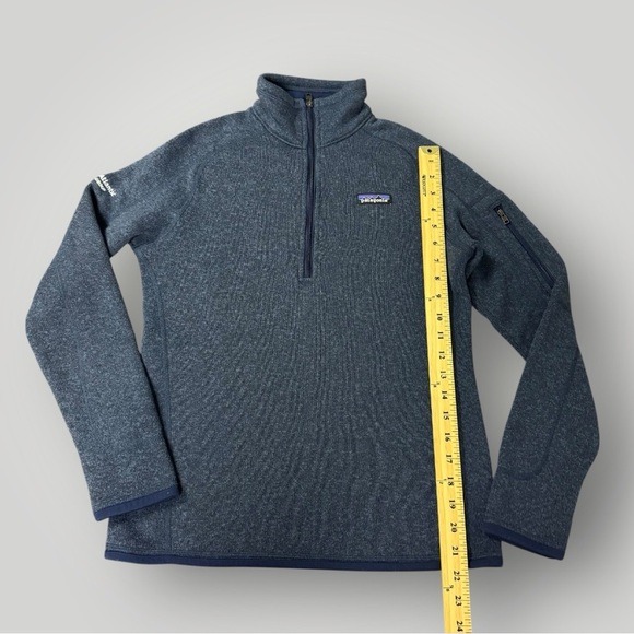 PATAGONIA Better Sweater 1/4-Zip Fleece Blue Sz Small - Picture 10 of 12